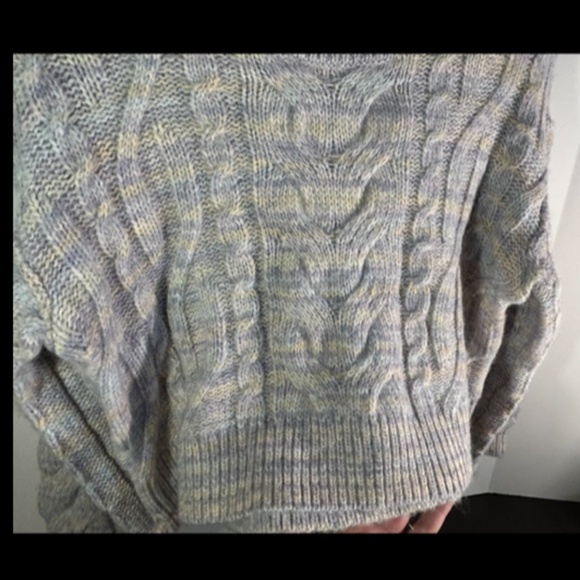 L*Space Ojai Pullover Sweater Cable Chunky Knit Cropped Multicolor Size S - NWT - Picture 7 of 16